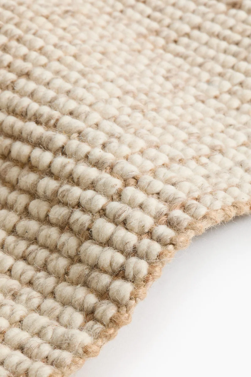 H&M Wool-blend bouclé-weave rug